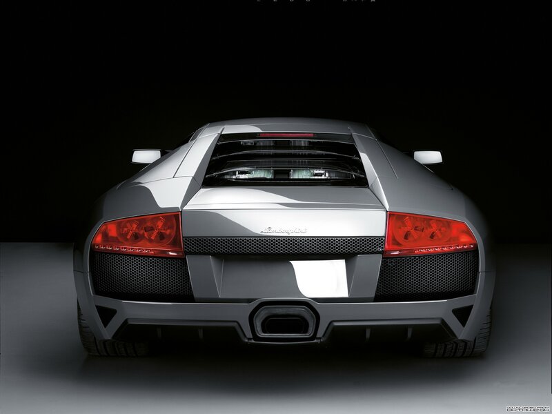 Silver Lamborghini Car — Gray, Dramatic, Photograph, Taillights