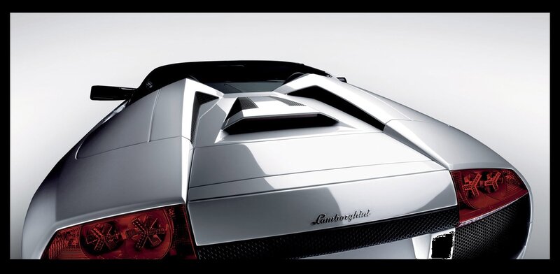 Silver Lamborghini Car