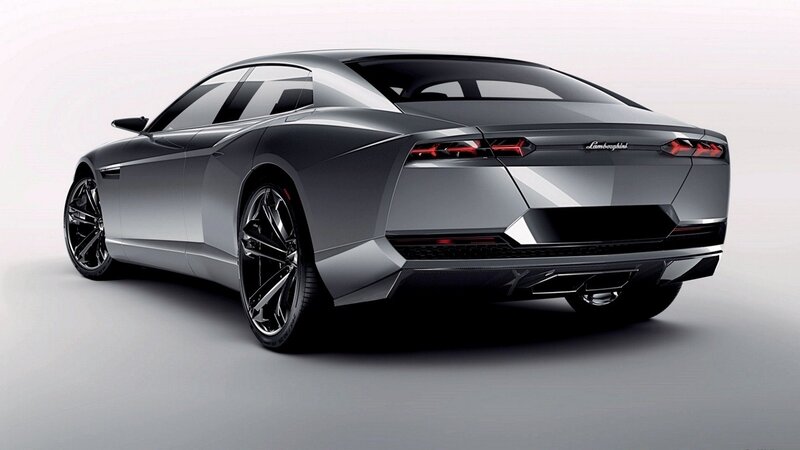 Silver Lamborghini Concept Car — Gray, Modern, 3d Render, Wheels