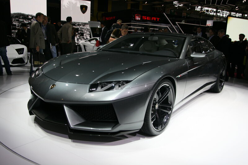 Silver Lamborghini Concept Car — Gray, Neutral