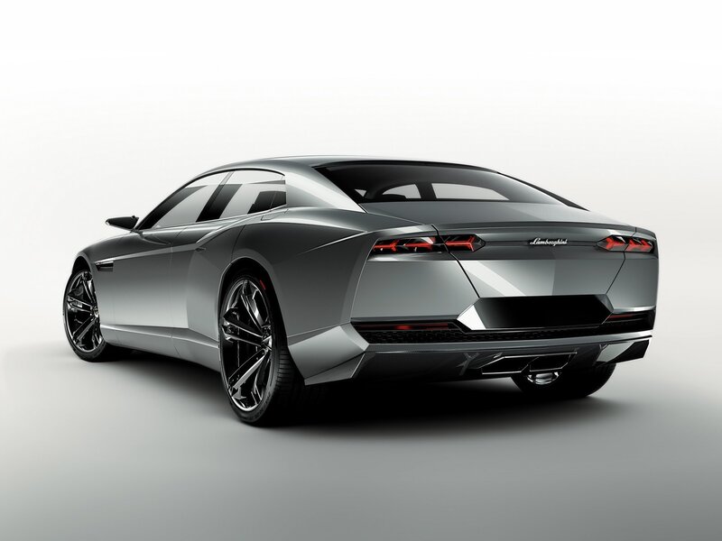 Silver Lamborghini Concept Car — Gray