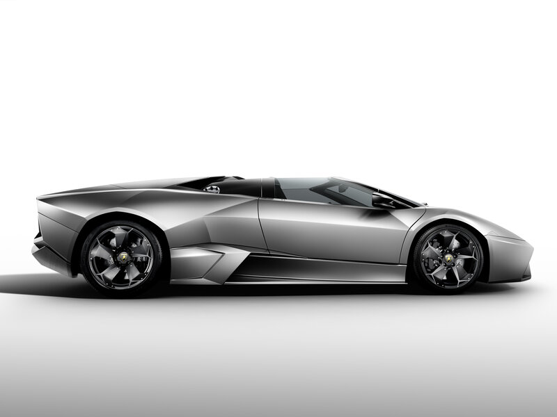 silver lamborghini convertible