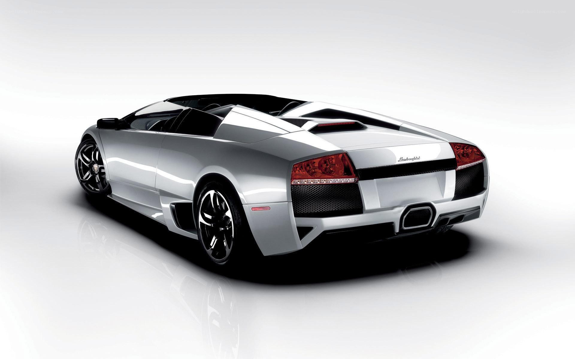 silver lamborghini convertible