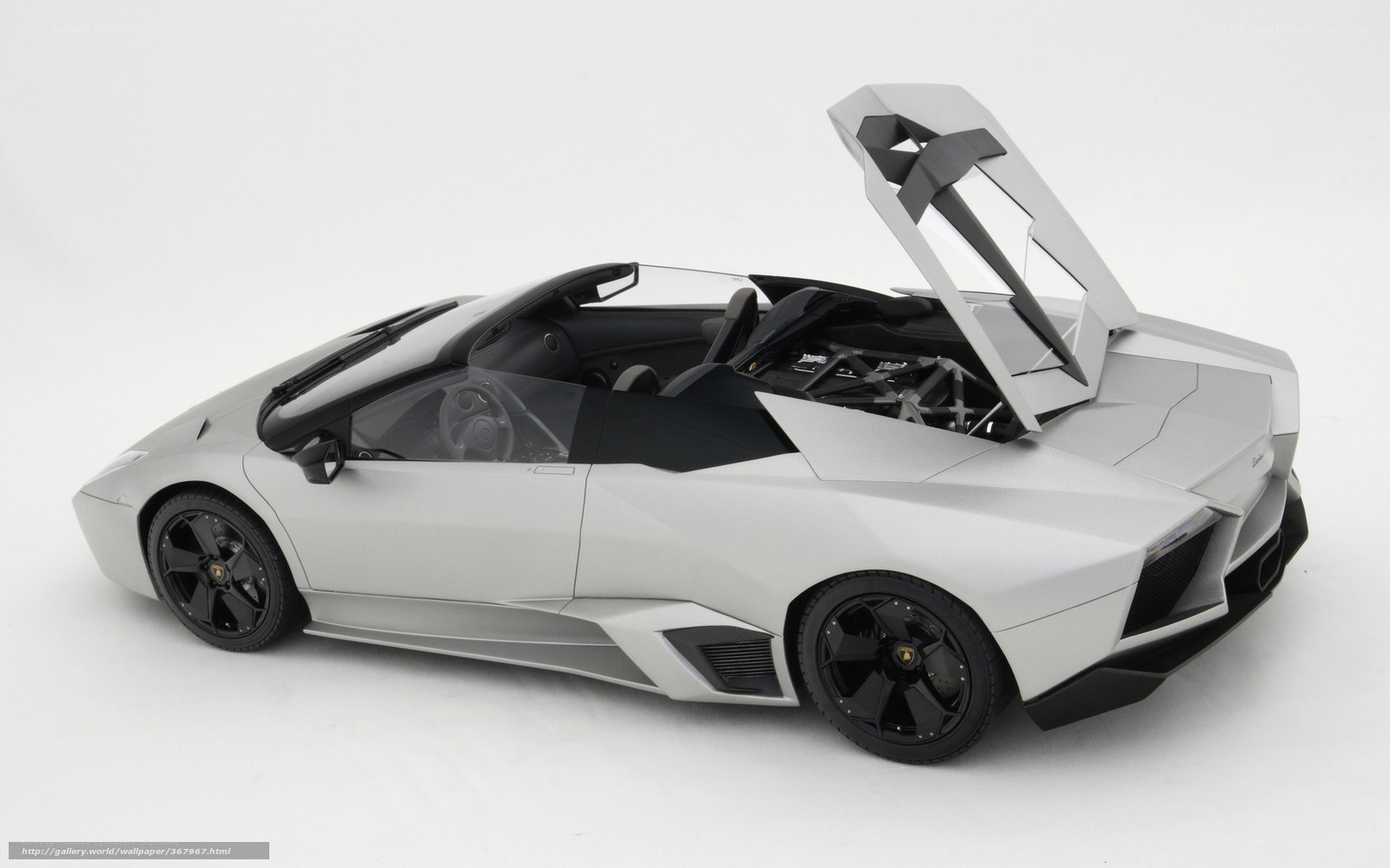 silver lamborghini convertible