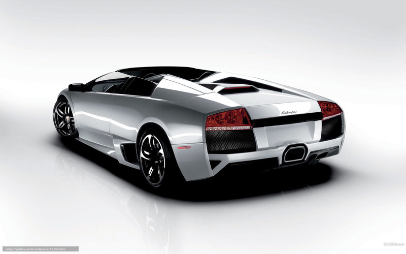 Silver Lamborghini Convertible — Dramatic, Photograph, Car, Tires