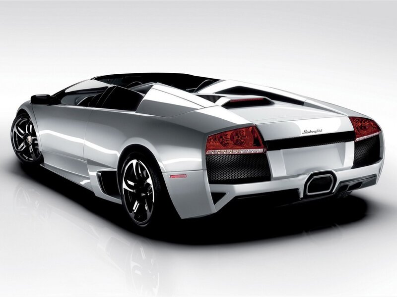 Silver Lamborghini Convertible — Dramatic, Photograph, Car, Tires, Windows