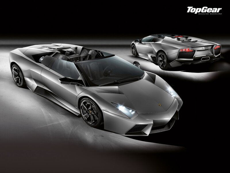Silver Lamborghini Convertible — Gray, Dramatic, Photograph, Car, Studio Lighting