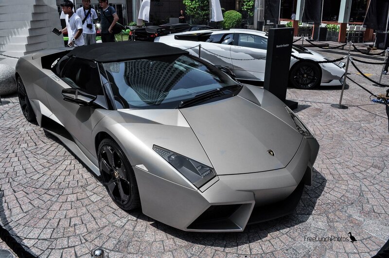 Silver Lamborghini Convertible — Gray, Showcase