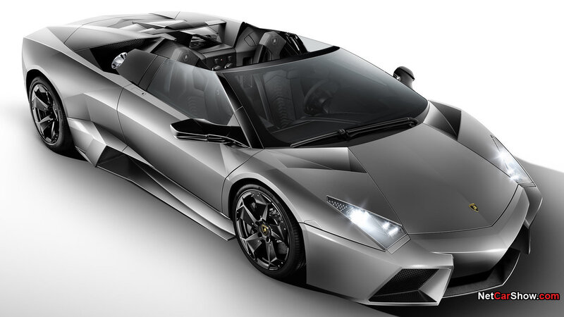 Silver Lamborghini Convertible — Gray