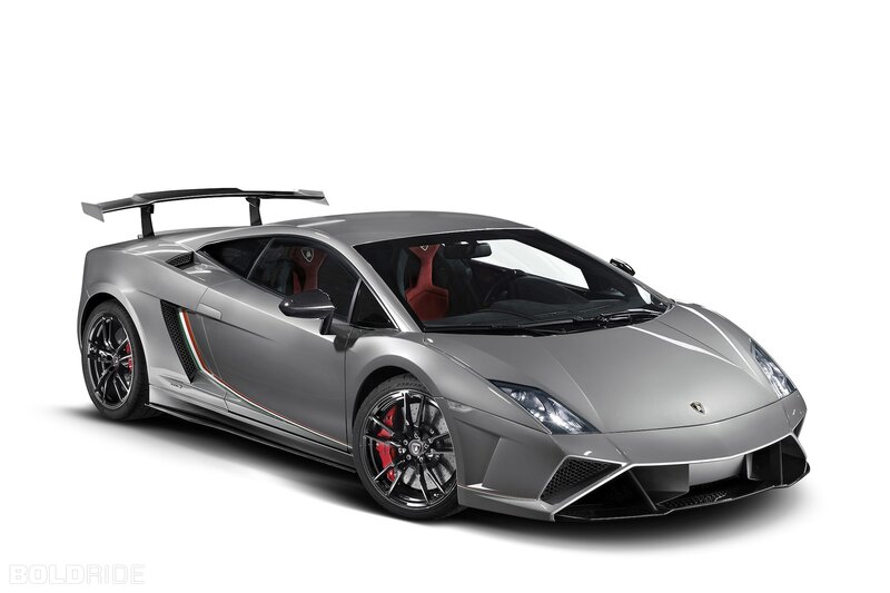 Silver Lamborghini Gallardo — Gray