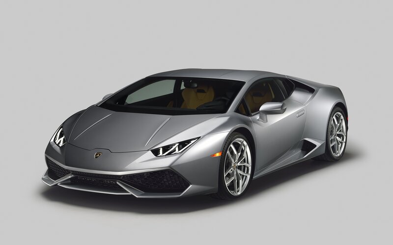 Silver Lamborghini Huracan — Neutral, Photograph, Car