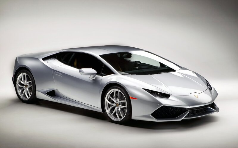 Silver Lamborghini Huracan — Neutral, Photograph, Car, Wheels