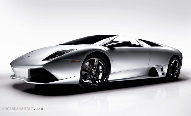 Silver Lamborghini Murcielago