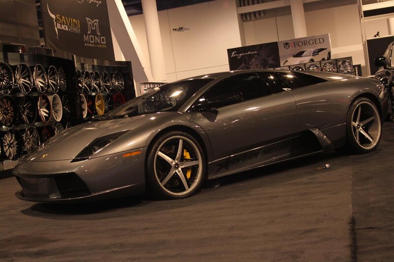 Silver Lamborghini Murcielago — Gray