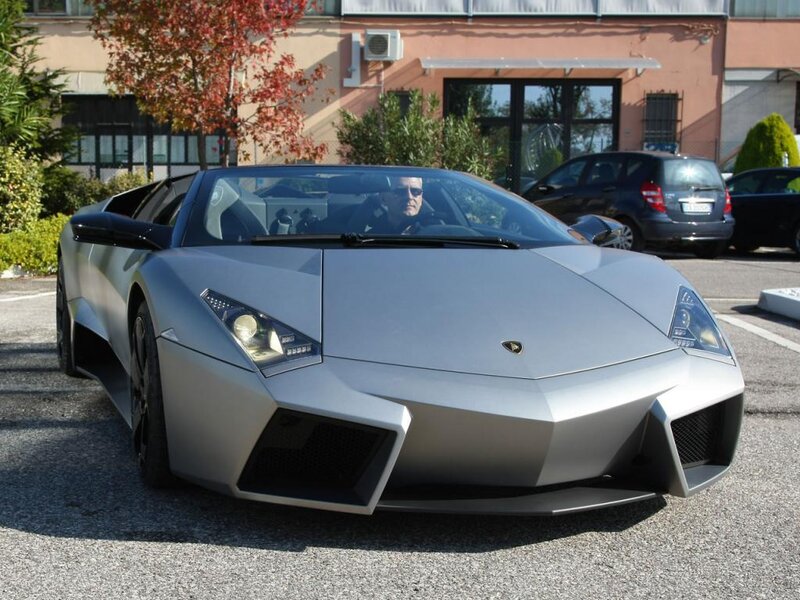 Silver Lamborghini Reventon — Gray, Calm