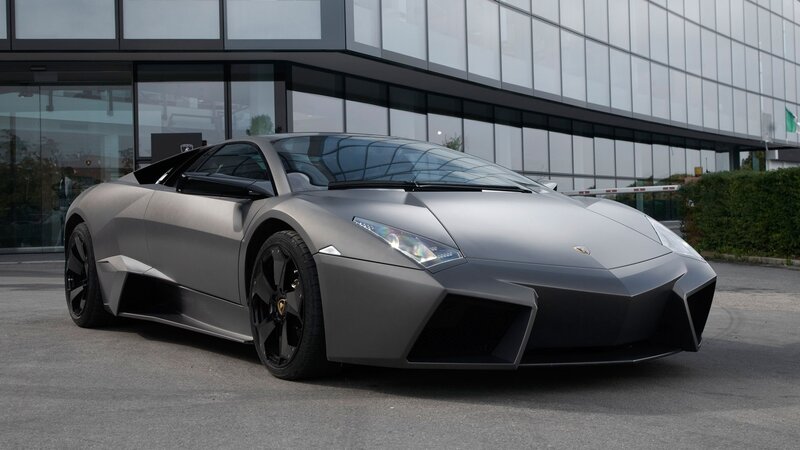 Silver Lamborghini Reventon — Gray, Dramatic