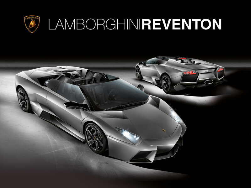 Silver Lamborghini Reventon — Gray