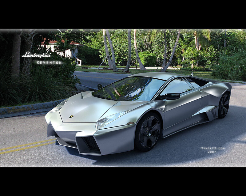 Silver Lamborghini Reventon