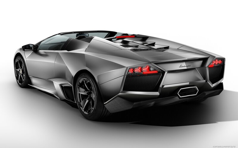 silver lamborghini roadster