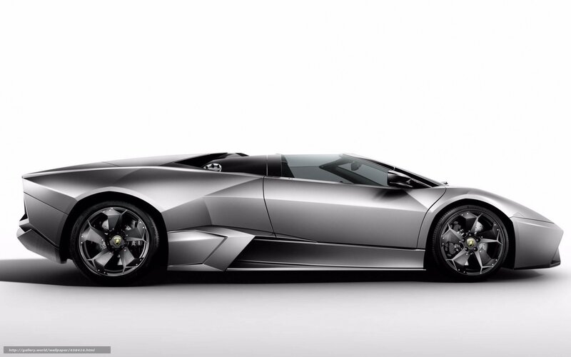 Silver Lamborghini Roadster — Gray, Neutral