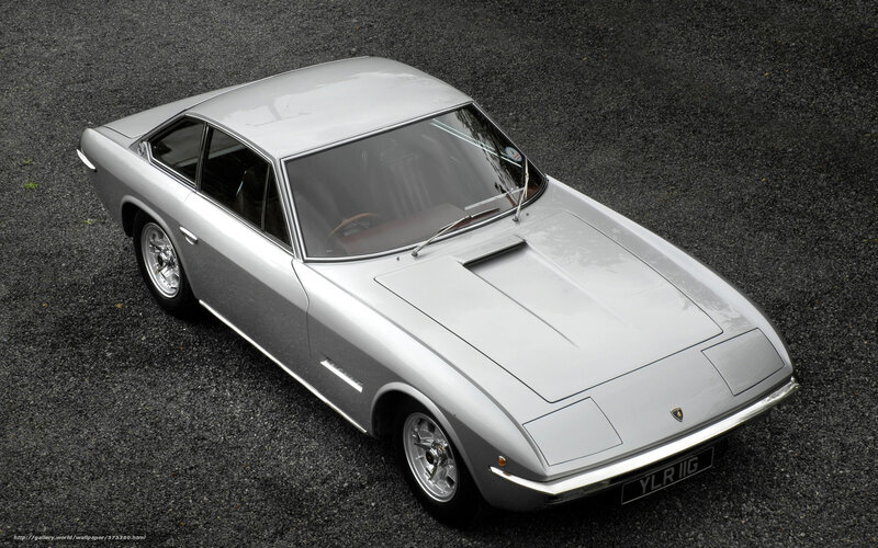 Silver Lamborghini sports car