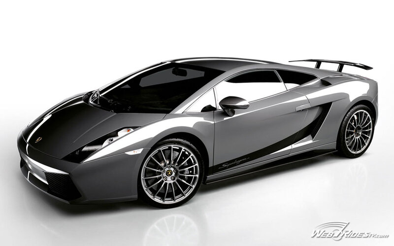 silver lamborghini sports car