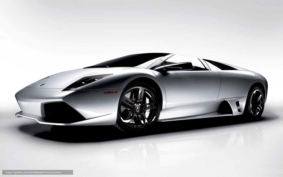 silver lamborghini sports car