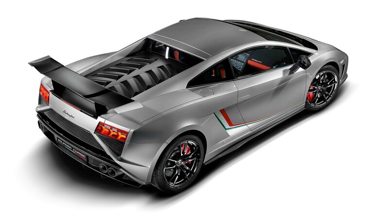 silver lamborghini sports car