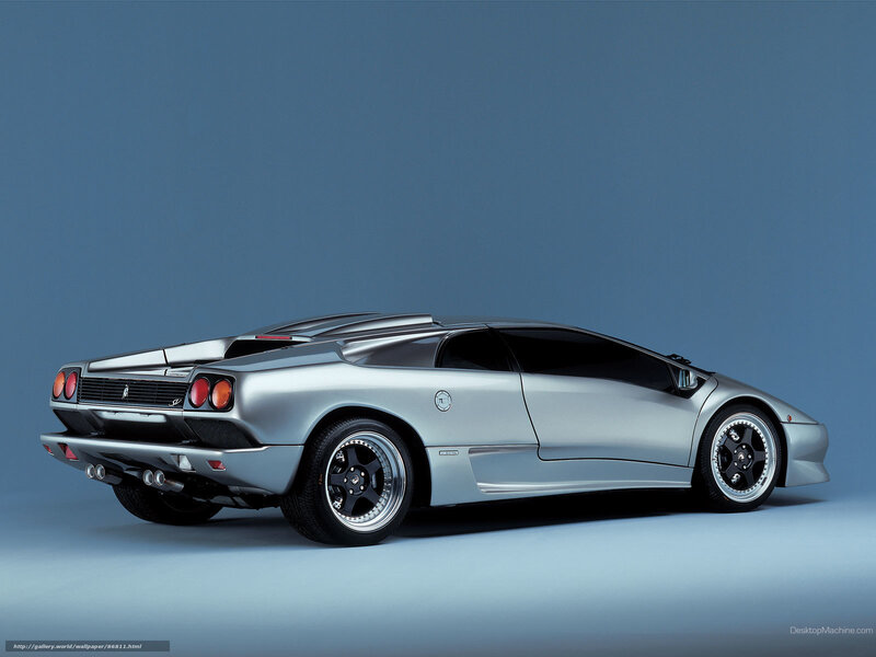 silver lamborghini sports car