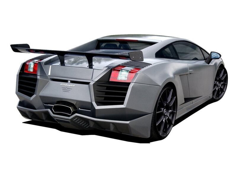 Silver Lamborghini Sports Car — Gray, Neutral