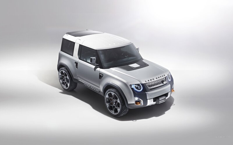 Silver Land Rover Concept