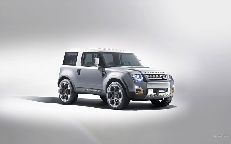 Silver Land Rover Concept