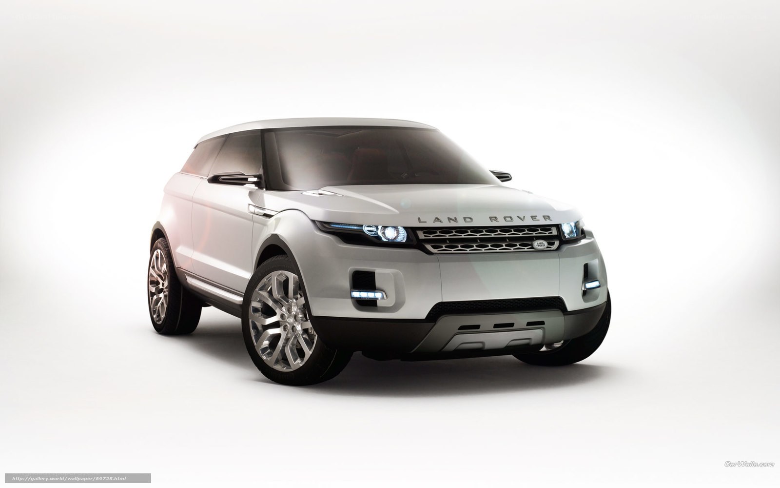 Silver Land Rover Concept Car