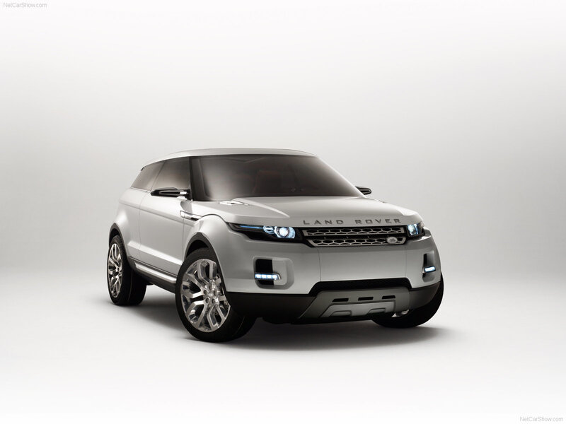 Silver Land Rover Concept — White