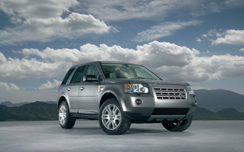 Silver Land Rover — Gray, Dramatic, Afternoon