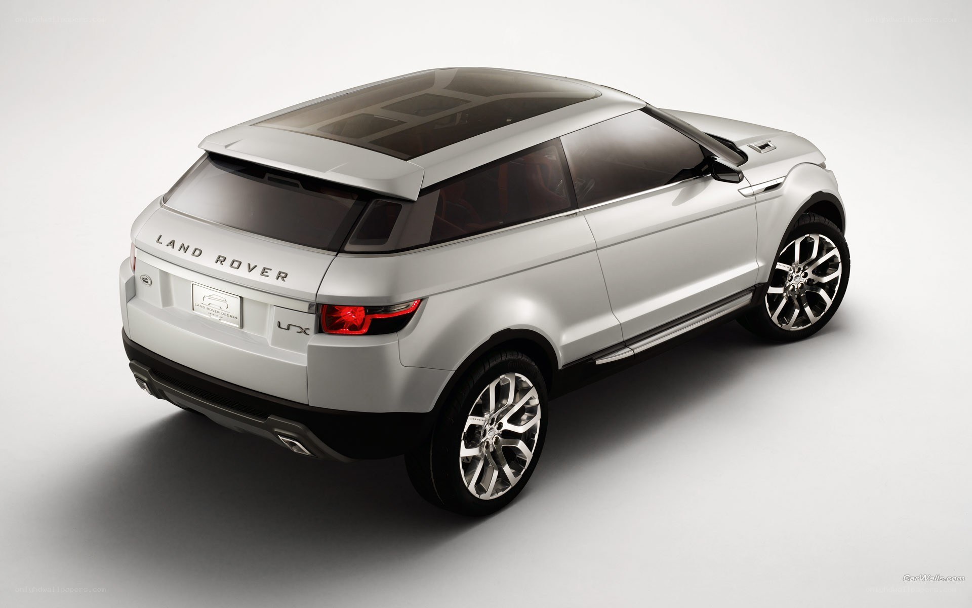Silver Land Rover LRX Concept