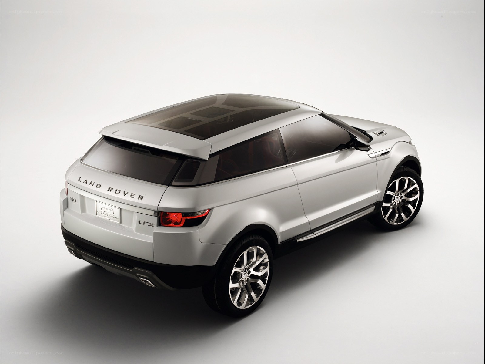 Silver Land Rover LRX Concept