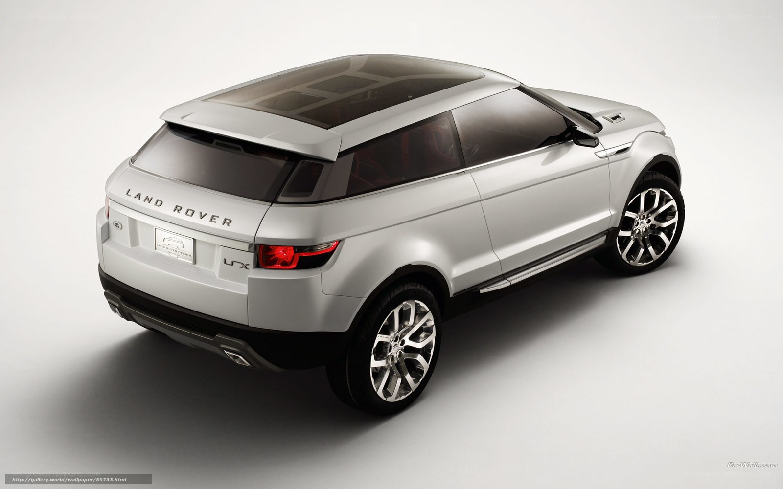 Silver Land Rover LRX Concept
