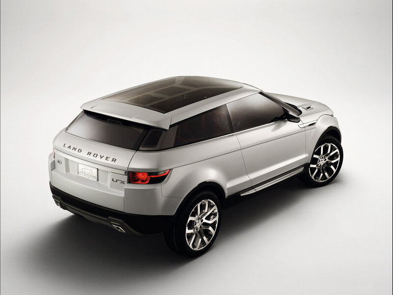 Silver Land Rover Lrx