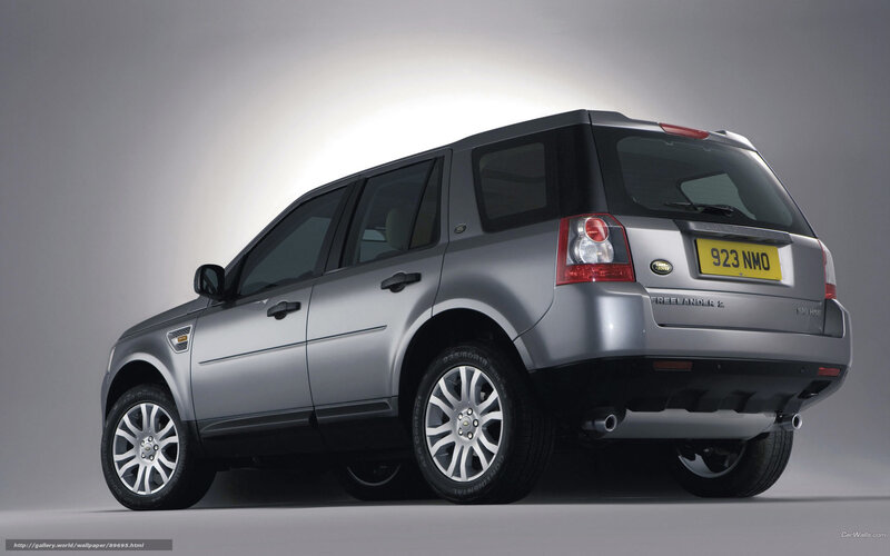 Silver Land Rover