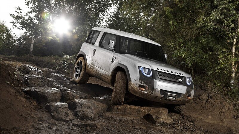Silver Land Rover Vehicle — Gray, Dramatic