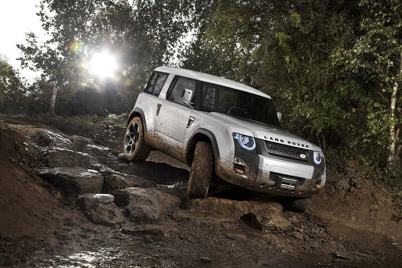 Silver Land Rover Vehicle — Gray