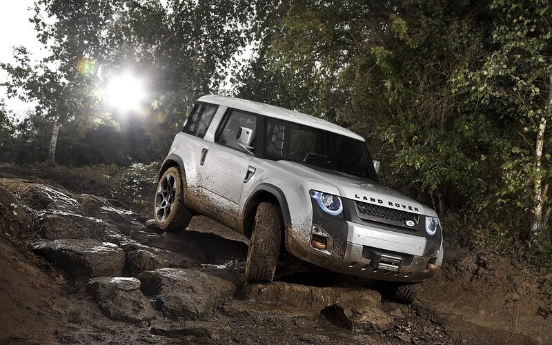 Silver Land Rover Vehicle