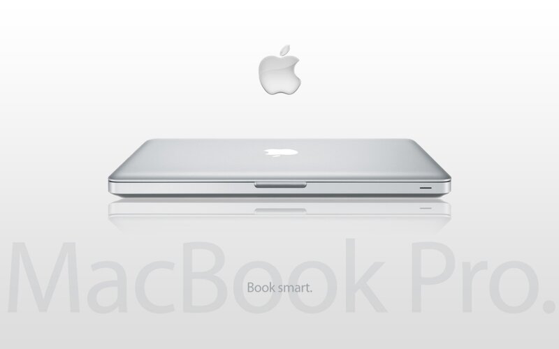 Silver Laptop Computer — White