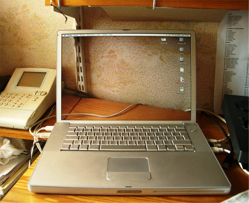 Silver Laptop on Desk