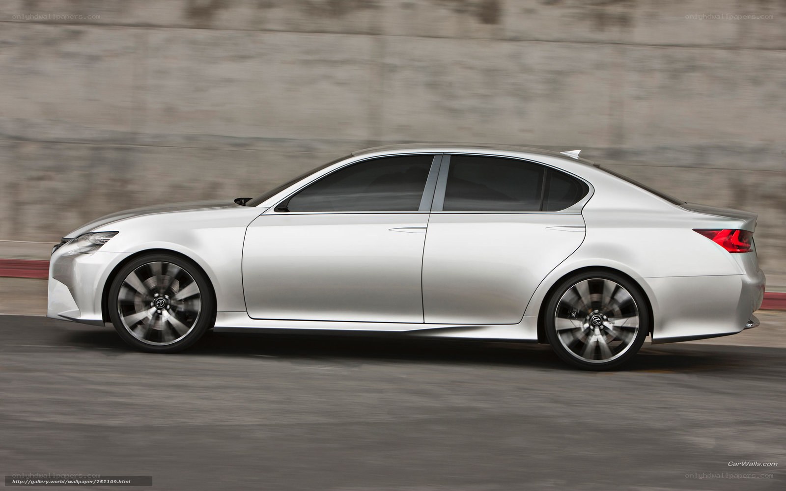 silver lexus concept car
