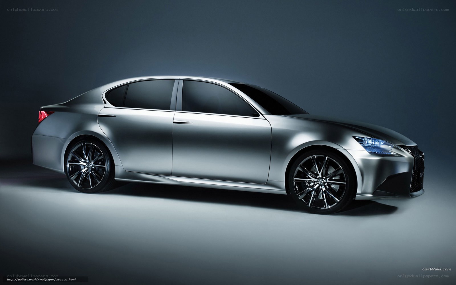 silver lexus concept car
