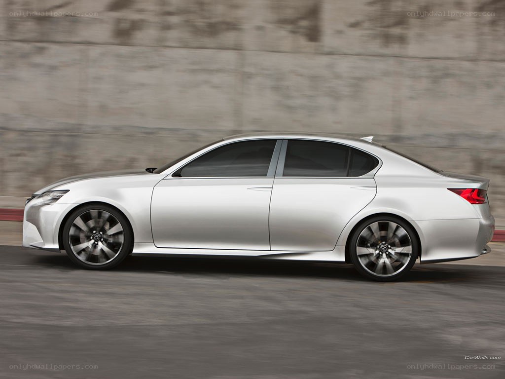 silver lexus concept car