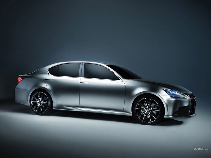 silver lexus concept car