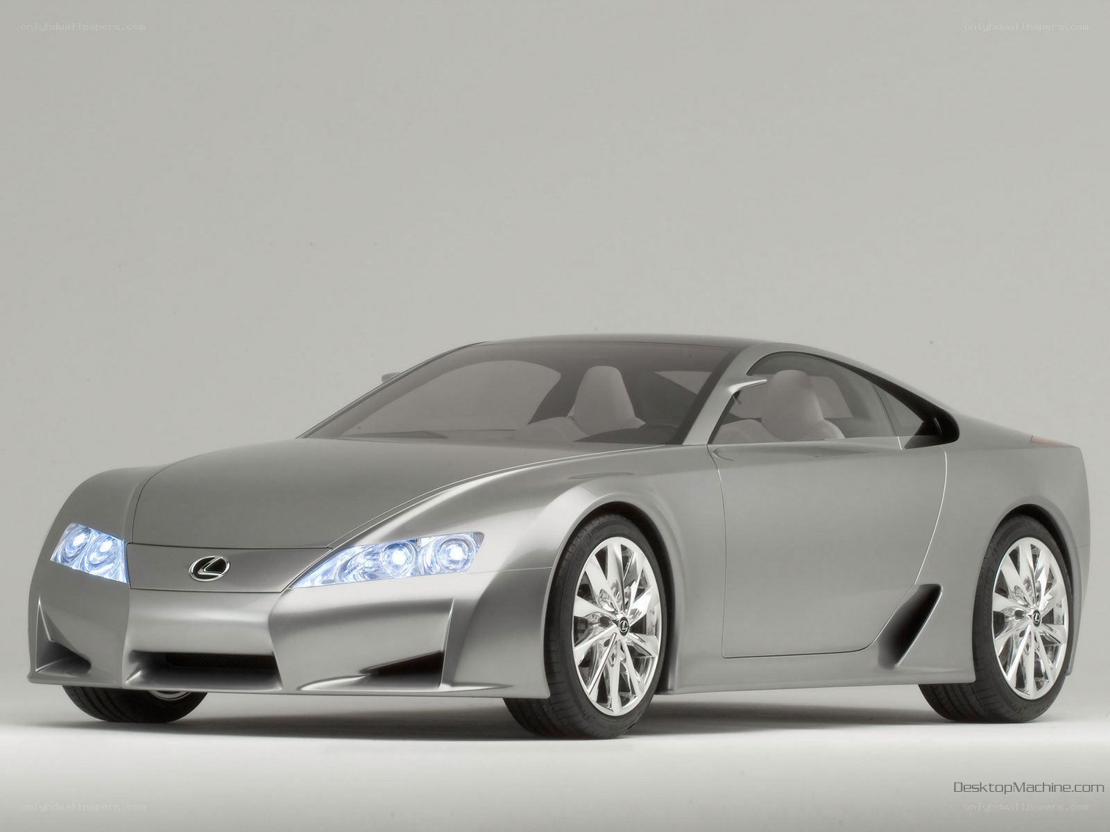 silver lexus concept car